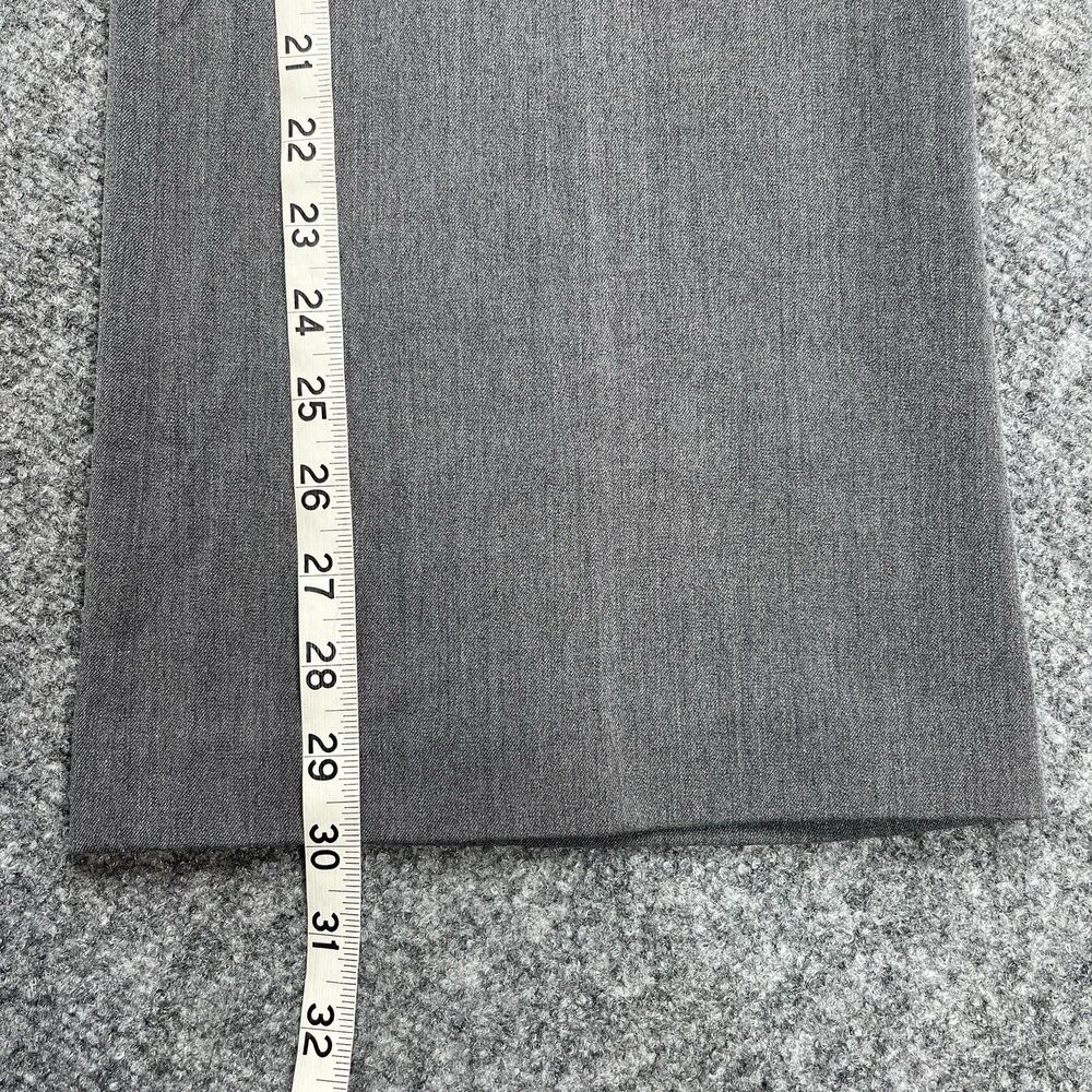 Chicos Trouser Dress Pants Sz 2 Short Womens Large Short Gray Stretch Flare Leg - Picture 9 of 12